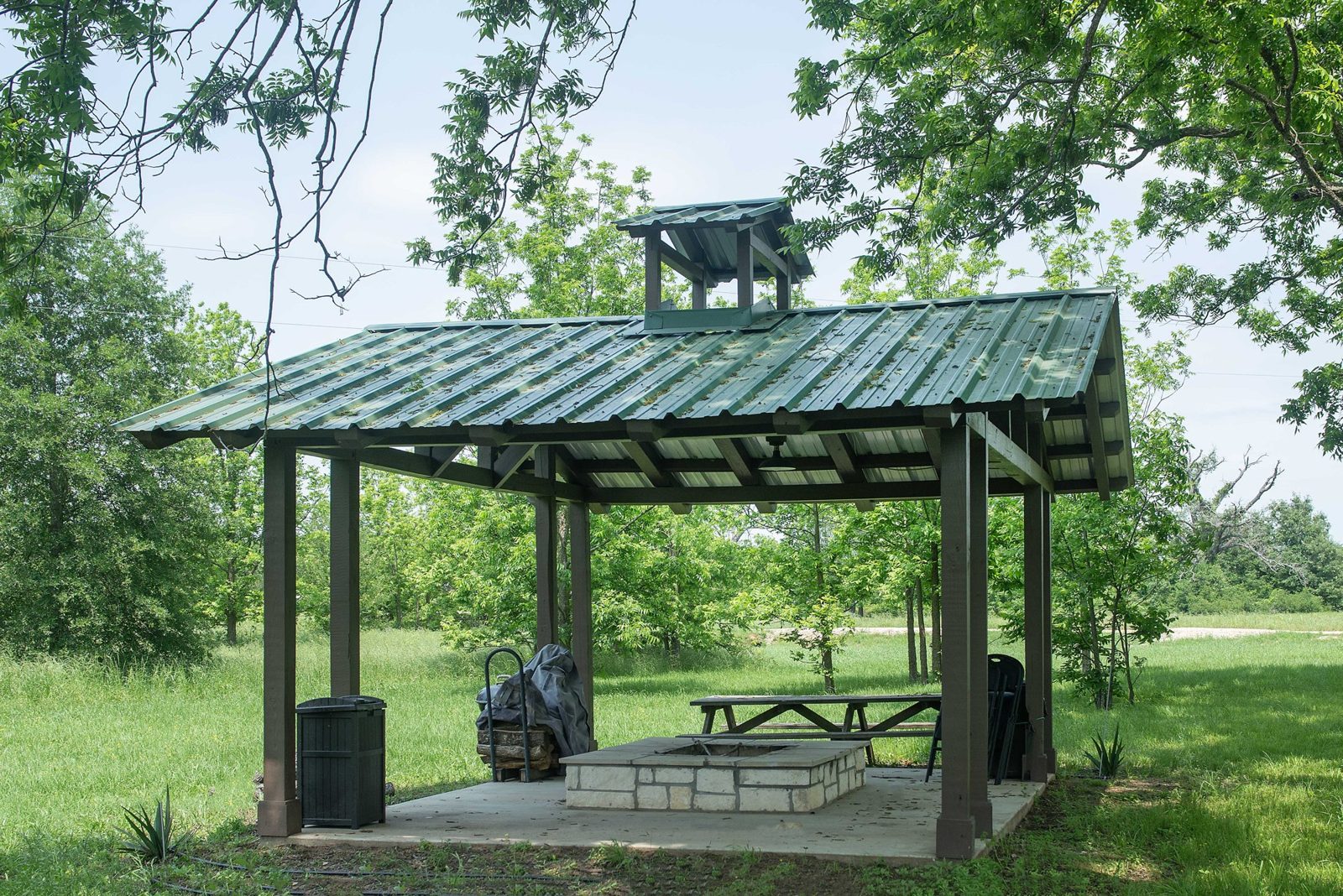 Outdoor Gazebo & Fire Pit